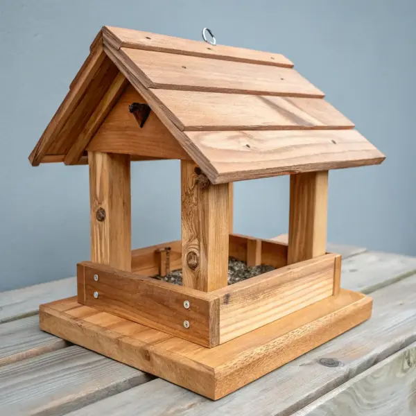 Natural Pine Cone Bird Feeder (Single)